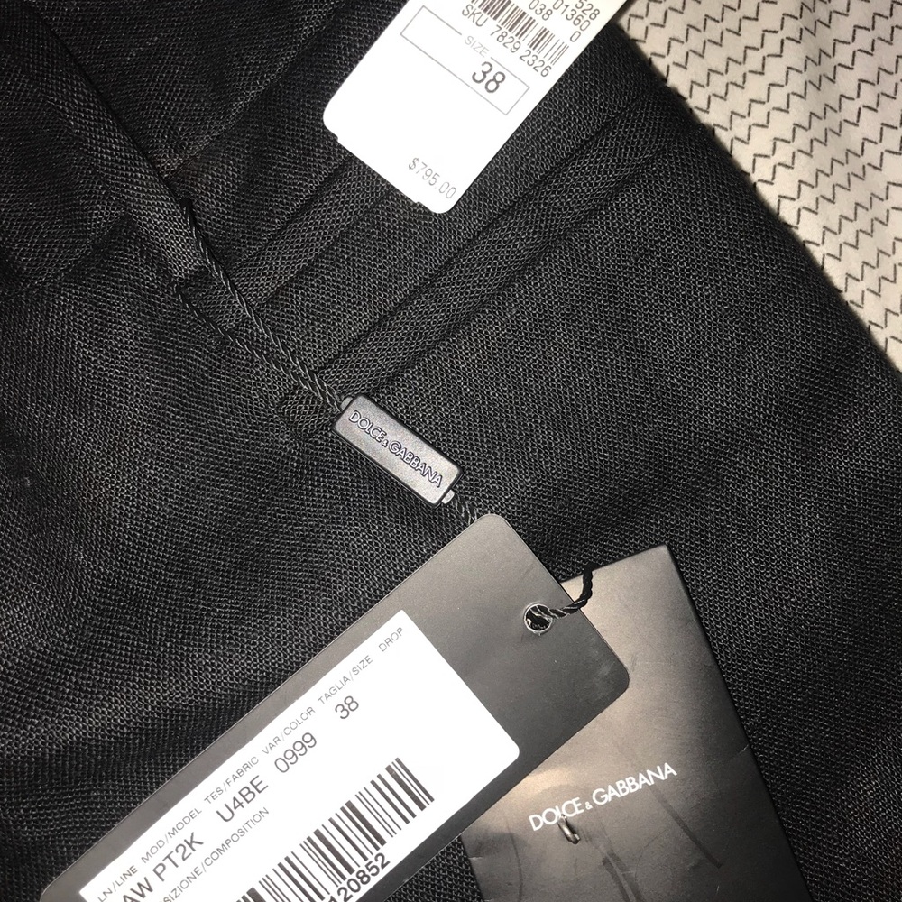 NWT Dolce & Gabbana size 38 linen dress pant